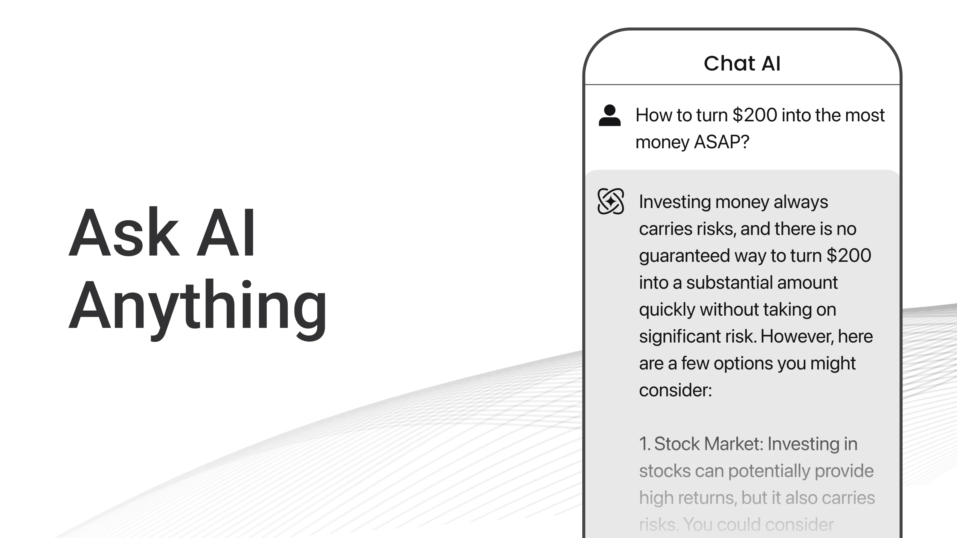 Chat AI: Ask Agent Anything screenshot